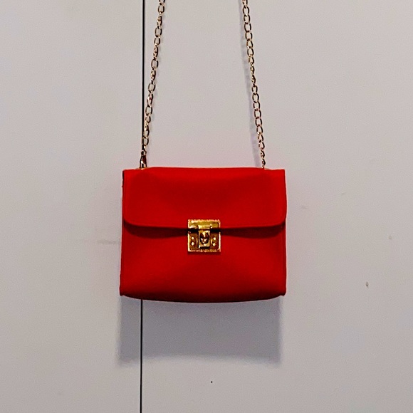3/$40 Red & Gold Small Crossbody Purse - Picture 2 of 5